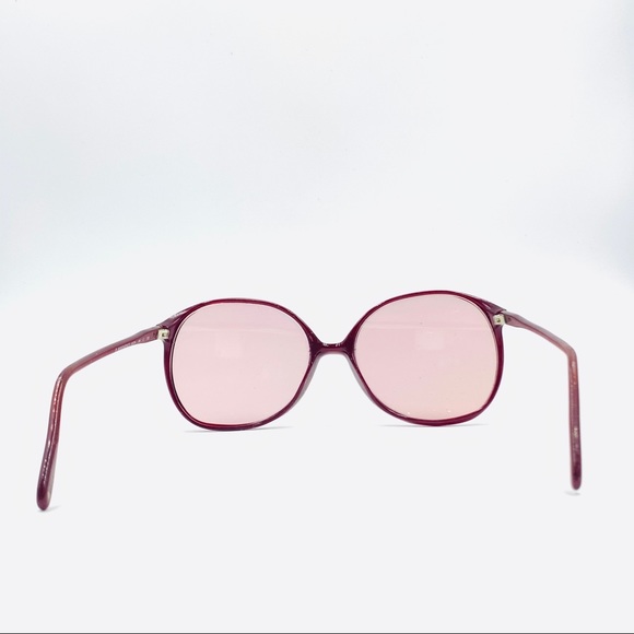 Vintage Rodenstock Red Oval Sunglasses Frames - Picture 4 of 4
